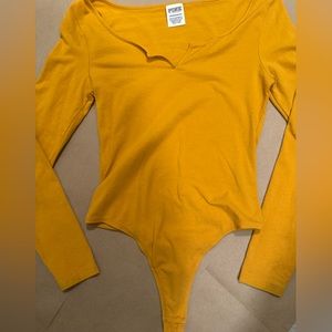 Pink yellow bodysuit 💛